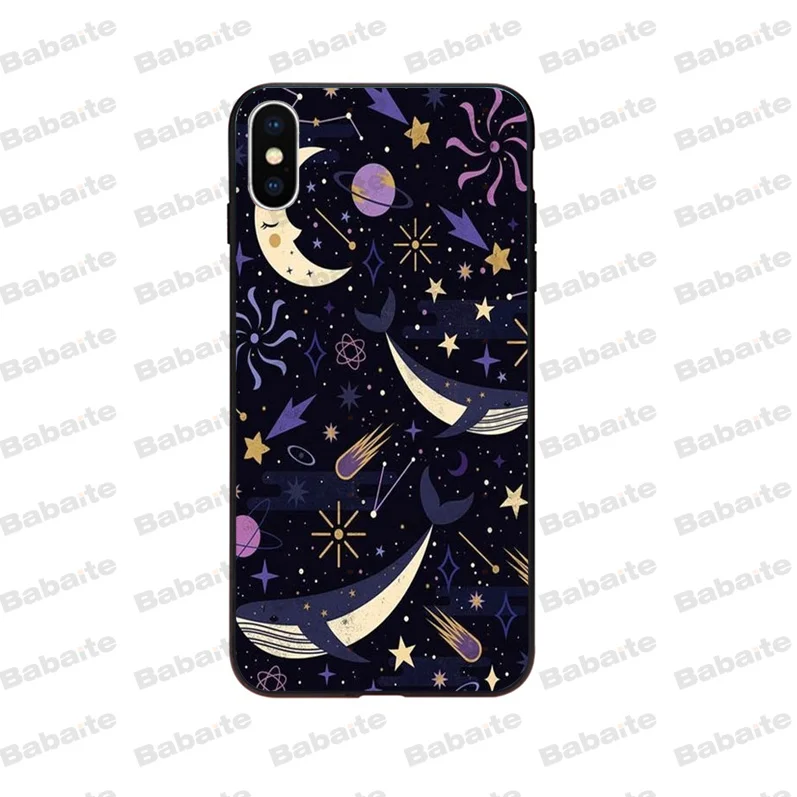 Outer Space Planet Spaceship Constellation Moon Stars 