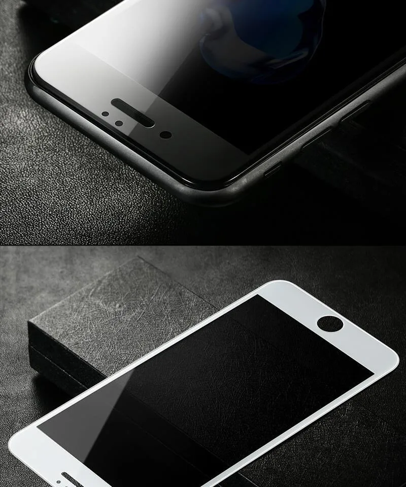 5D 9H Anti-Peeping Privacy Screen Protector for iPhone 7 7 plus 8 8 plus Tempered Glass Protective Flim (7)