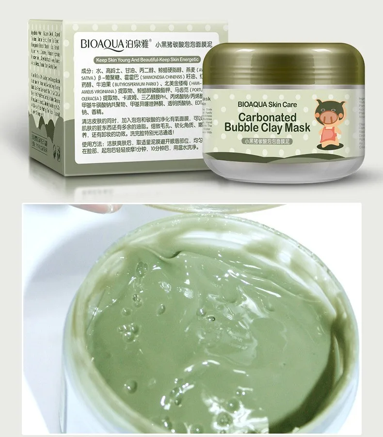 Skin Care Carbonated Bubble Clay Mask