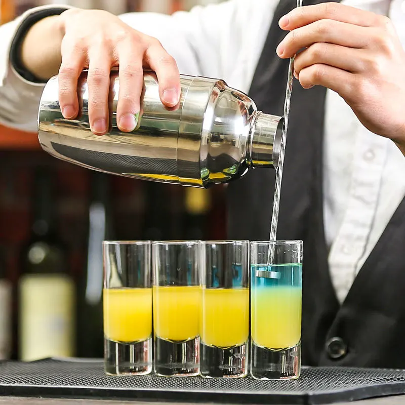 Радужный коктейль B52 бокал для вина Pausse кафе бар Свадебная вечеринка Mixologist ликер Текила рюмка спиртные напитки Pulque чашка