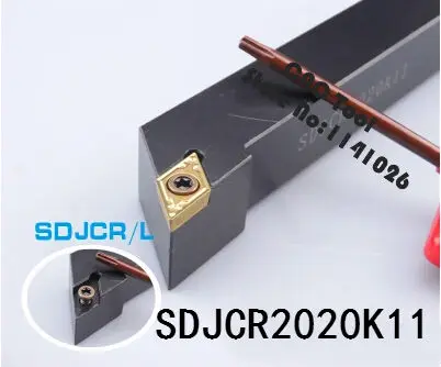 

SDJCR2020K11/ SDJCL2020K11 Metal Lathe Cutting Tools Lathe Machine CNC Turning Tools External Turning Tool Holder S-Type SDJCR/L