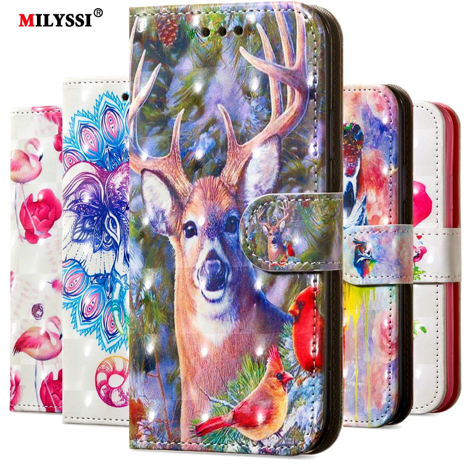 

PU Leather Flip Wallet Case for Huawei P20 Pro P10 Honor 8 Lite P Smart Phone Case for Huawei Y5 Y6 2017 2018 Mate 10 lite Cover