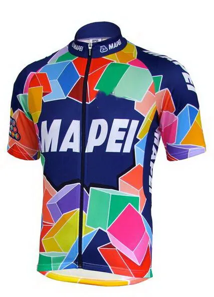 

2019 MAPEI TEAM CLASSIC SHORT ONLY SLEEVE CYCLING JERSEY SUMMER CYCLING WEAR ROPA CICLISMO WITH POWER BAND SIZE XS-4XL