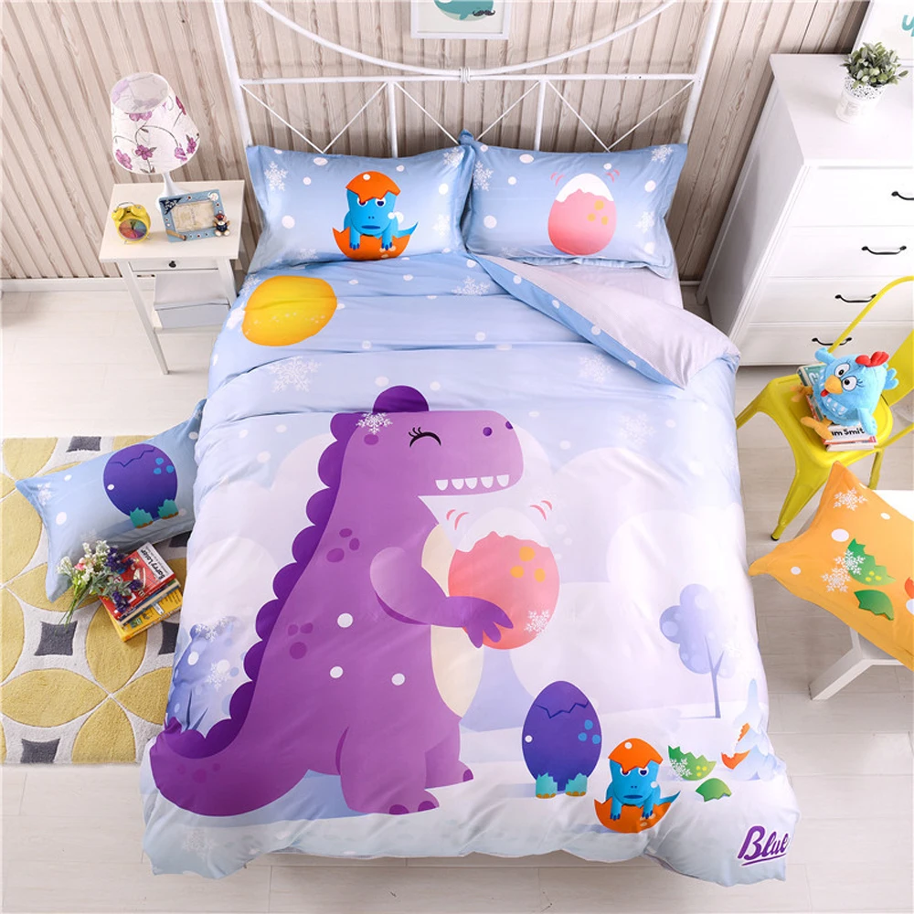 Lovely Fashion Cartoon Children S Room Dinosaur Pattern Duvet