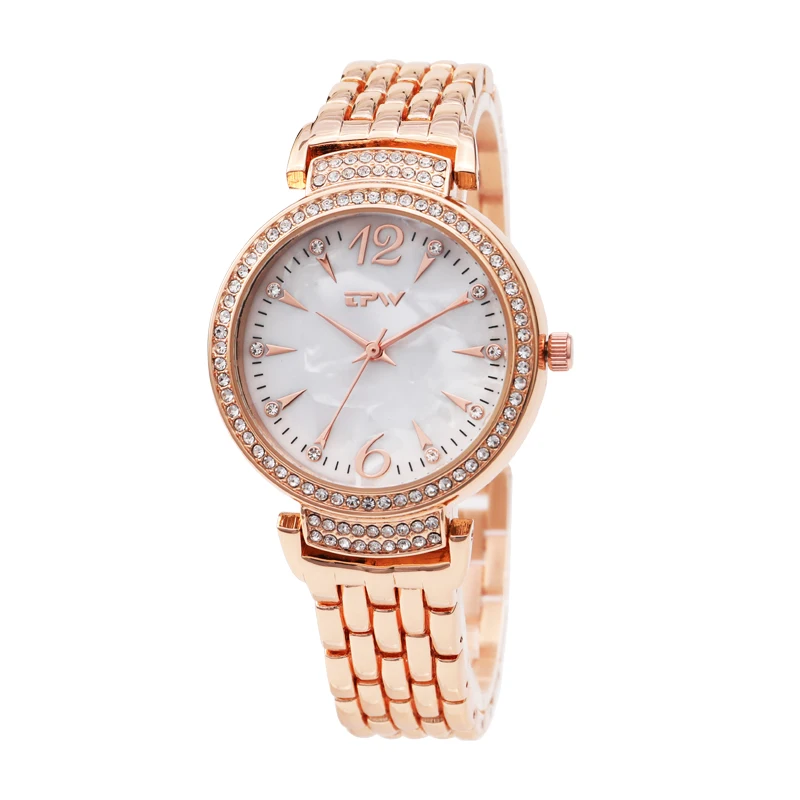 Hot Sale Fashion Stainless Steel Rose Gold & Silver Band Quartz Watch Luxury Women Rhinestone Watches Valentine Gift Hot Sale Fashion Stainless Steel Rose Gold & Silver Band Quartz Watch Luxury Women Rhinestone Watches Valentine Gift