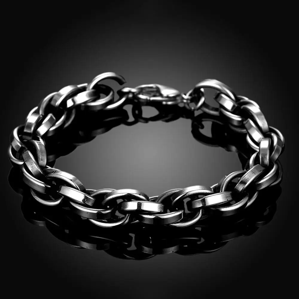 Geometric Designed Beads,Titanium Steel  Career Style Fashion Jewelry Gift For  Men Dress Accessories