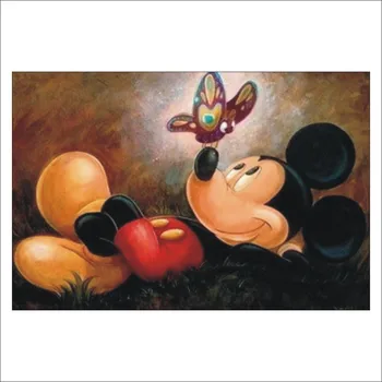 

5D DIY cartoon diamond painting Mickey Mouse mosaic brick stone embroidered home decoration painting mural gift D059