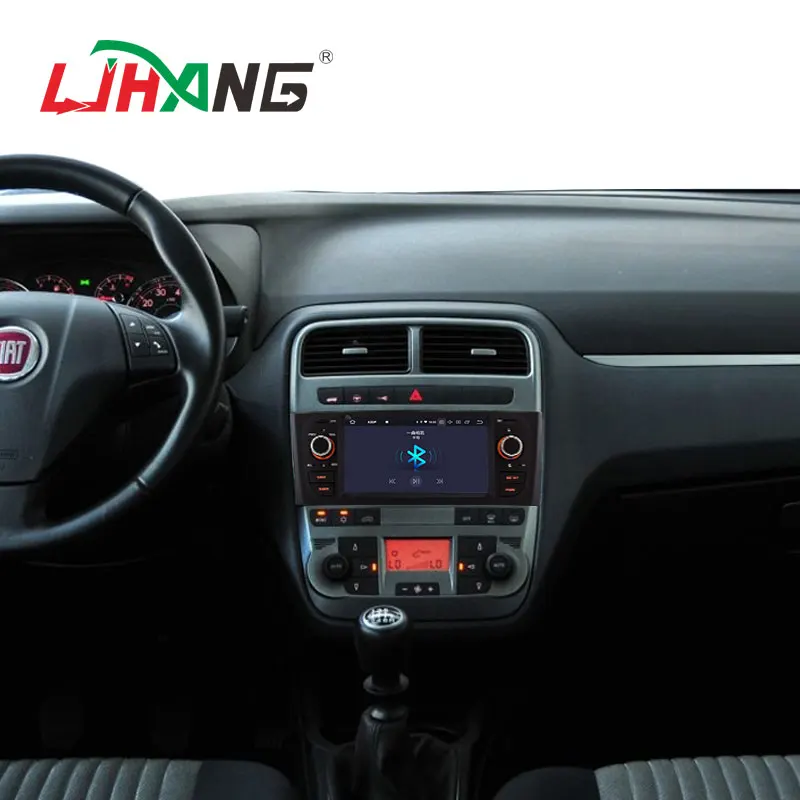 Flash Deal LJHANG 1 Din Android 9.0 Car Radio For Fiat Linea Grande Punto 2007-2012 GPS Navi WIFI Multimedia Player no DVD Autoaudio Stereo 5