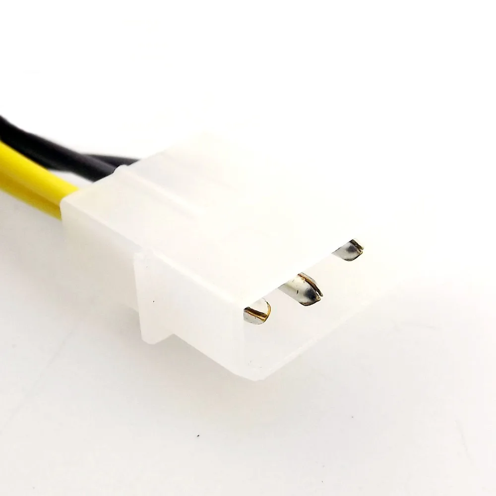 

20pcs 4 Pin Molex to P4/64 Bit ATX 12V Power Internal PC Power Adaptor Connector Cable Cord 25cm
