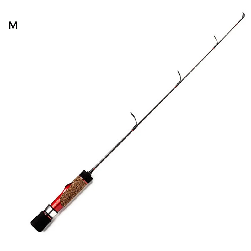 1 шт., зимние удочки для подледной рыбалки 41 см/56 см, мини-удочка, портативный инструмент для рыбалки на открытом воздухе, спиннинг, литье, удочка, инструмент - Цвет: Красный