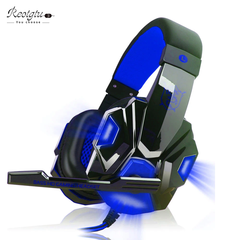 Top Quality Stylish Stereo Surrounded Over Ear Game Headphones with Mic