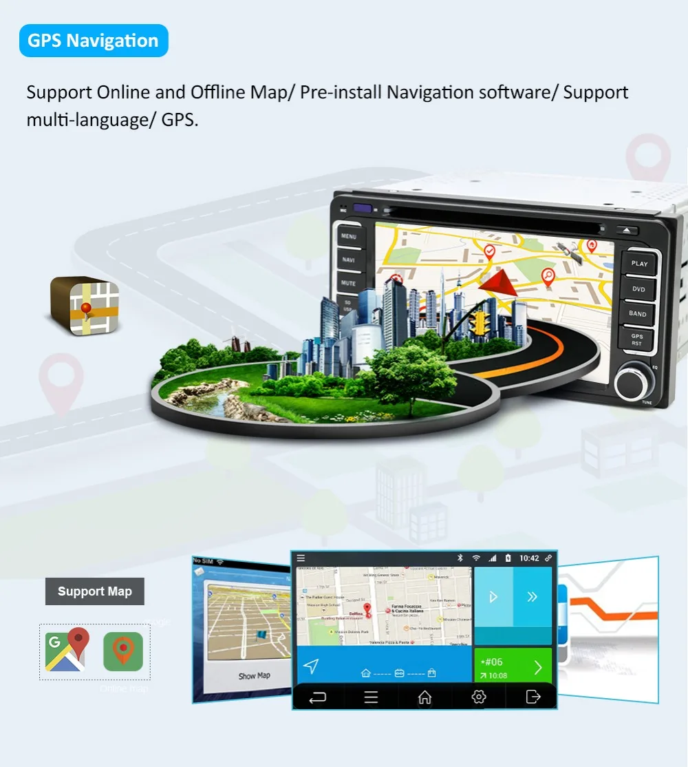 Clearance 2 din Android 9.0 car multimedia player for Toyota Hilux VIOS Old Camry Prado RAV4 Prado 2003-2008 4 core car dvd player wifi BT 14