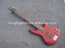 new Red color4 string bass guitar FB-001