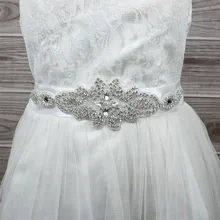 Горячая свадебные ленты Пояски криатsl невесты пояс свадебный пояс, лента Элегантные Цветочные Вечерние платья для выпускного вечера аксессуары