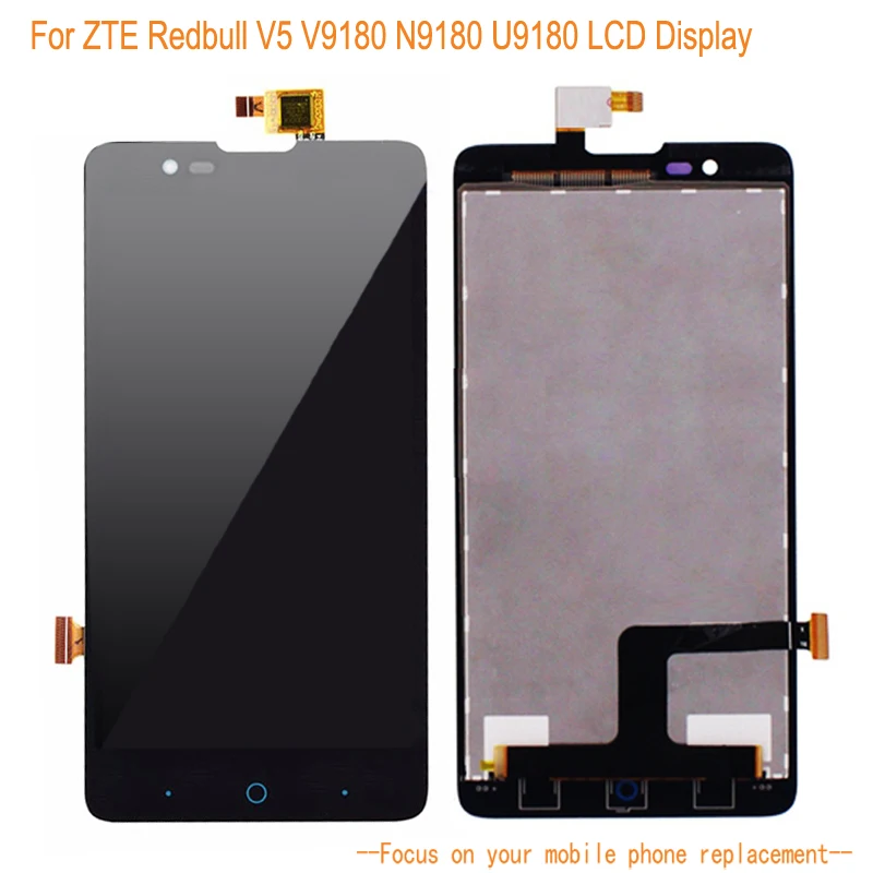ЖК дисплей для мобильного телефона ZTE Redbull V5 V9180 N9180 U9810 кодирующий преобразователь