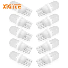 10 шт./лот, T10 W5W, светодиодный светильник, 168, 194, 501, автомобильная боковая приборная панель, клиновидный светильник, белый, синий, красный, зеленый, автомобильный Стайлинг, ксеноновые автомобильные лампы для парковки