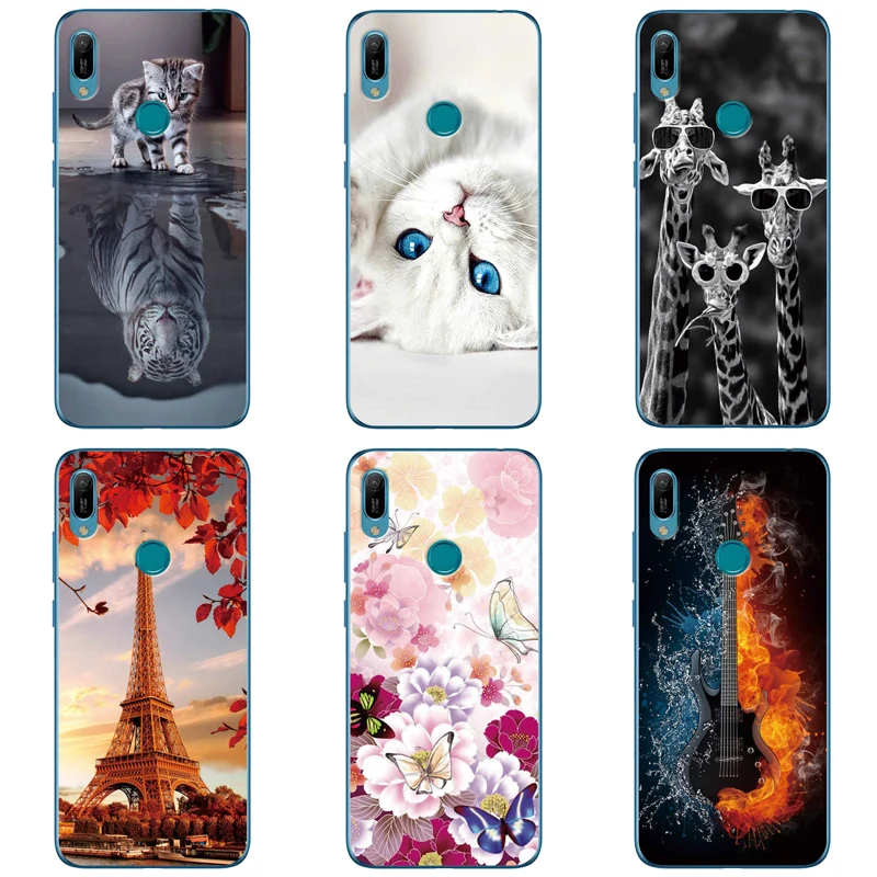

For Huawei Y6 2019 Case Phone Back Cover Painted Case For Huawei Y6 2019 Y6 Prime Y 6 Y6Prime MRD-LX1 MRD-LX1F Case Protection