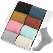 5 пар/лот Eur36-42 женские зимние утепленные махровые хлопковые носки женские махровые теплые носки s353