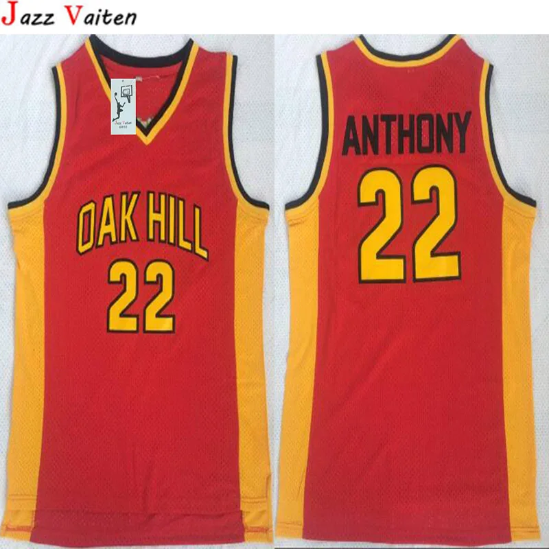 Jazz Vaiten NEW COLORS CARMELO ANTHONY 22 OAK HILL ACADEMY BASKETBALL