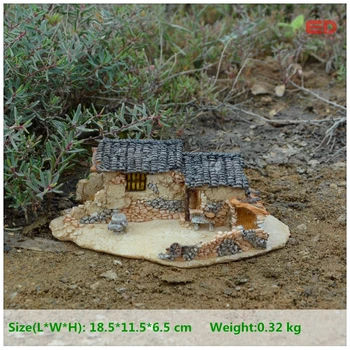 

Everyday Collection Resin old house fairy garden miniatures decoration & Home Decoration Accessories & Car Decoration