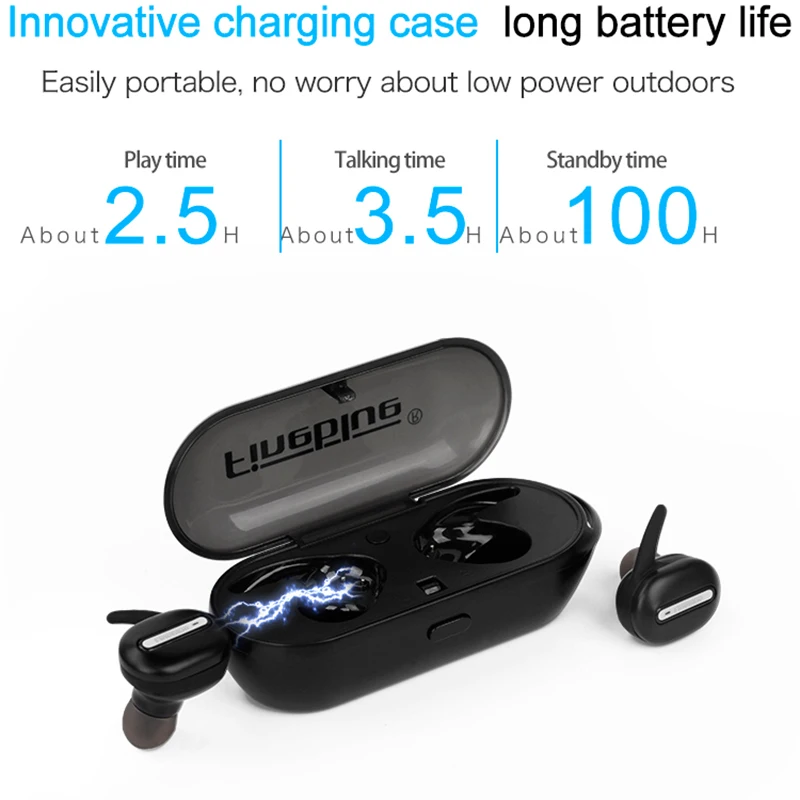 Настоящие Fineblue наушники-вкладыши TWS с R9 Bluetooth наушники Беспроводной наушники 3D стерео Hi-Fi спортивная Гарнитура для бега с зарядным устройством для микрофона