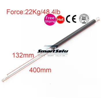 

Free shipping 2pcs/lot 22KG/48.4lbs Force 132mm Long Stroke M8 Ball End Lift Support Auto Gas Spring 400mm Central Distance