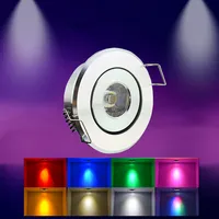 Mini LED spot lights dimmable 3W DC12V recessed ceiling lamp 220V 40-45mm jewelry lighting downlight for cabinet showcase light 1