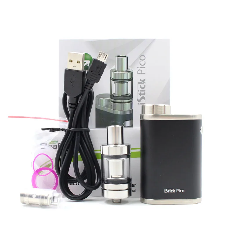 Оригинальный eleaf istick Пико Starter Kit 75 Вт TC поле mod 2 мл 4 Melo3 распылитель с VW/ bypass/tc/TCR