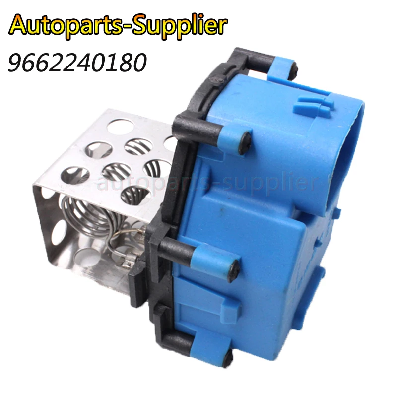 

High Quality! 9662240180 Radiator Fan Cooling Resistor For Peugeot 307 308 Partner 3008 5008 OEM 1308CP 9673999980 1308CX 1308.C