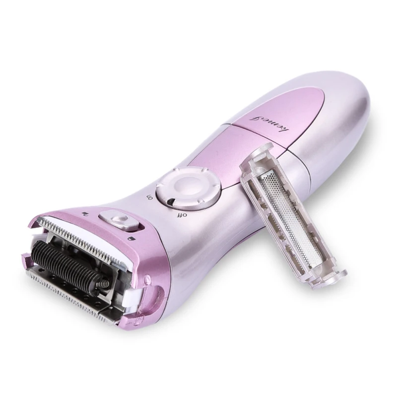 Портативный женский эпилятор, женский водонепроницаемый Триммер бикини, используется без проводов, мгновенный обезболивающий эпилятор, набор для удаления волос на лице D42