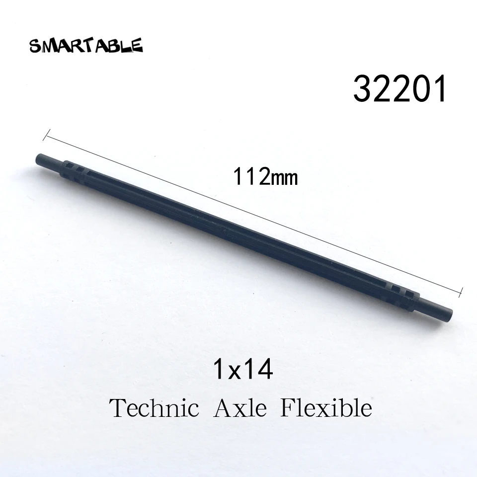 

Smartable Technic Axle Flexible 1x14 112mm Building Blocks Parts Toys For Kids Educational Compatible Legoing 32201 20pcs/lot