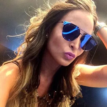 

New Fashion Retro Sunglasses Full Rim Mirrored Sun Glasses Man Women Brand New