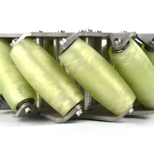 Набор из 10 дюймов(254 мм) mecanum колеса с ПУ ролик(нагрузка cacipity 500 кг) 14197