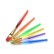 6 шт набор кистей для рисования нейлоновая ручка кистей Детские обучающие игрушки Рисование акварелью краски для детского сада ремесла