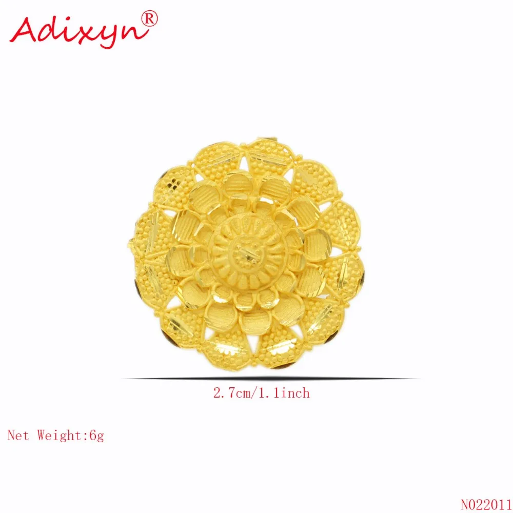 Adixyn India Gold Color Trendy Jewelry Light Weight Stud Earrings For Women/Girls Party/Birthday Gifts N022011