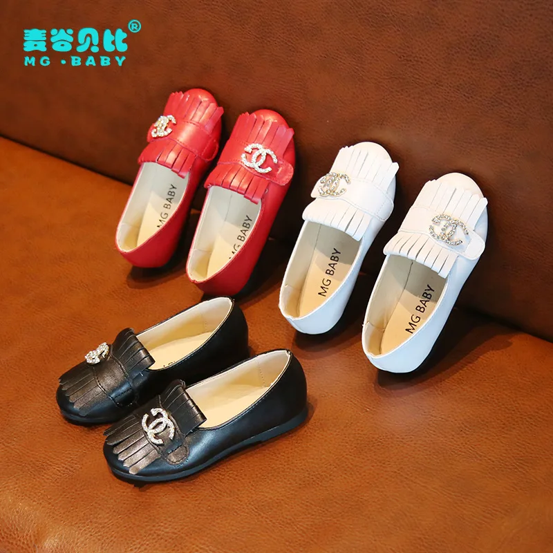 2019 Spring New Princess Soft Bottom Non-slip Shoes Girls Fashion Wild Student Big Children 26-35 Size | Детская одежда и обувь