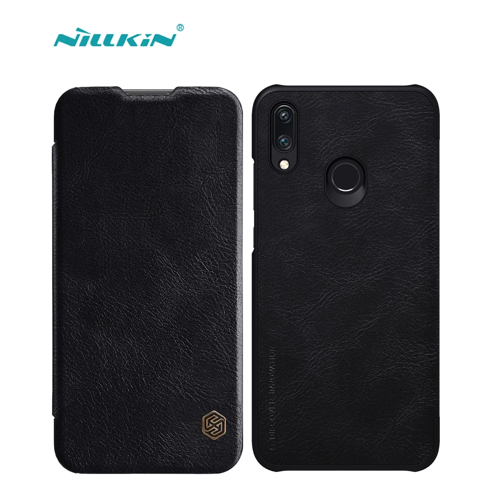 

Huawei P Smart 2019 Case Huawei P Smart 2019 Flip Case Nillkin Qin Series PU Leather Flip Cover Case For Huawei P Smart 2019