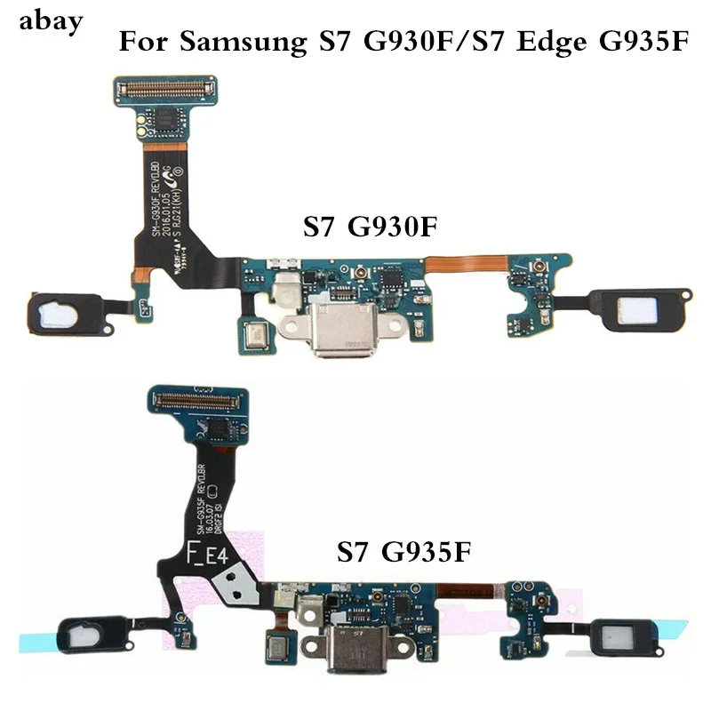 New Charging Flex Cable For Samsung Galaxy S7 Edge S7edge G935f G930f Microphone Usb Charging Port Connector Dock For S7 Replace Mobile Phone Flex Cables Aliexpress