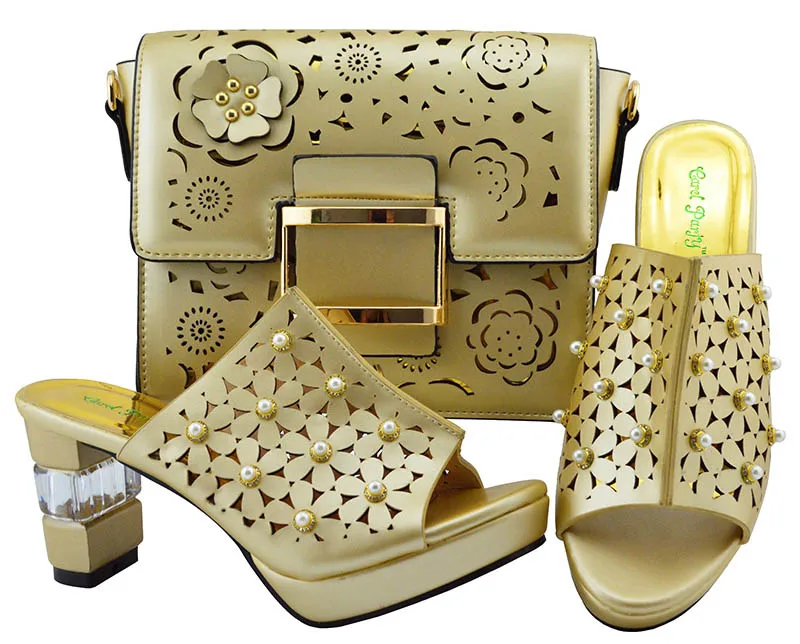 Dans 2 5 Femmes Sac 1 Africain Pour Sacs Chaussures Perles Assorties Italien Ensemble Vert Et Haute 3 Foncé 6 4 Correspondre Avec Qualité À 06qBx5H