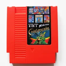 Карманная игра 8 в 1 игровая карта для 72 контактов 8 бит игровой плеер