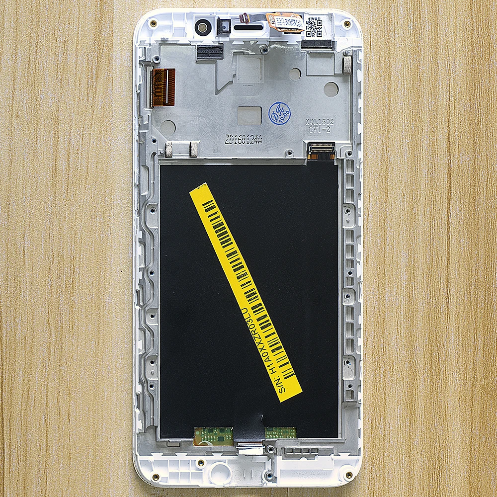 Tanie Oryginalny 5.5 LCD dla ASUS Zenfone Max ZC550KL Z010DA wyświetlacz LCD montaż digitizera ekranu dotykowego rama dla ASUS ZC550KL wyświetlacz