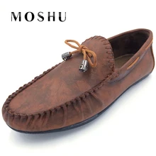 Design Sommer Männer Wohnungen Slip Auf Lederschuhe Männlichen Mode Driving Schuhe Mokassins Männer Casual Schuhe Chaussure Homme