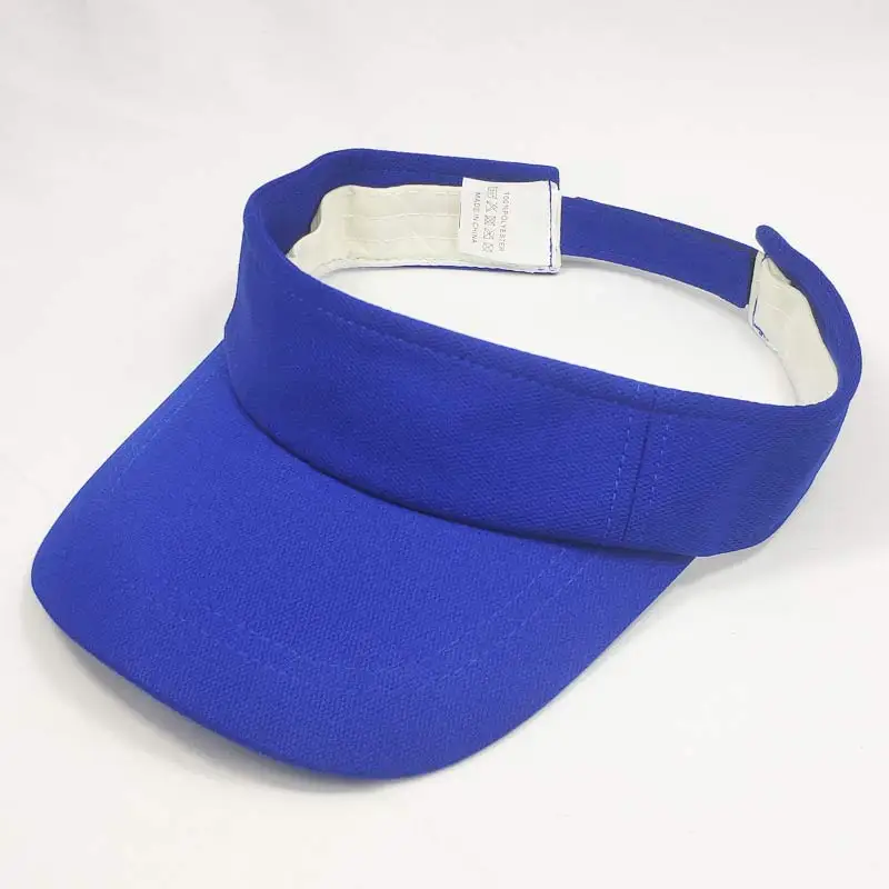 royal blue Оранжевый Лайм или неоновый зеленый сетчатый солнцезащитный козырек кепки для мужчин и женщин простые регулируемые спортивные козырьки для гольфа, тенниса, бега, бега, пешего туризма, кемпинга - Цвет: royal blue