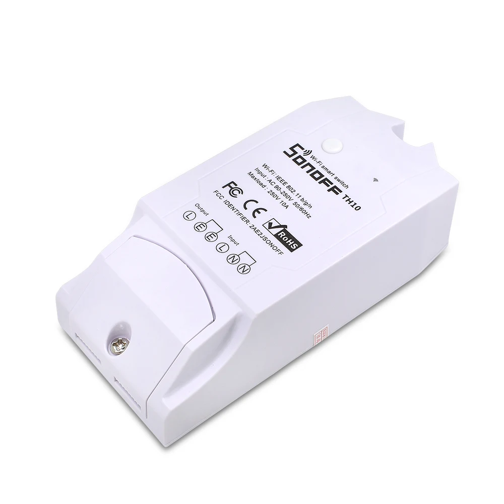  Itead Sonoff TH10 Wireless wifi Switch Modules Support Temperature Sensor Humidity Monitor For Smar - 32838570596