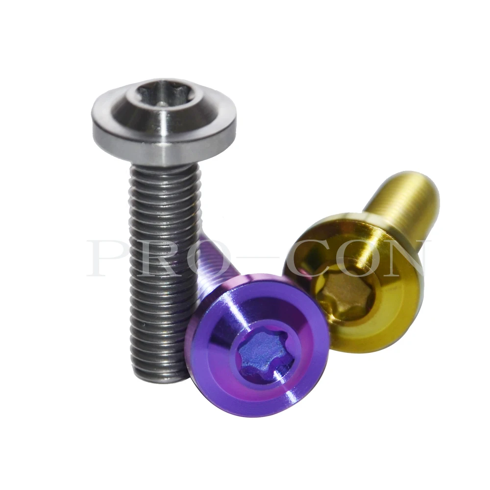 M8 x 30 мм 40 титановые болты титановый винт головка Torx крепеж для мотоцикла DIY винты