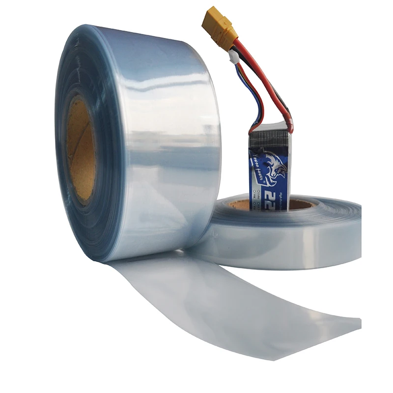 

120mm Transparent Clear PVC Heat Shrink Tube For RC LiPO NiMH NiCd Battery Shrinking Case Shealth Housing