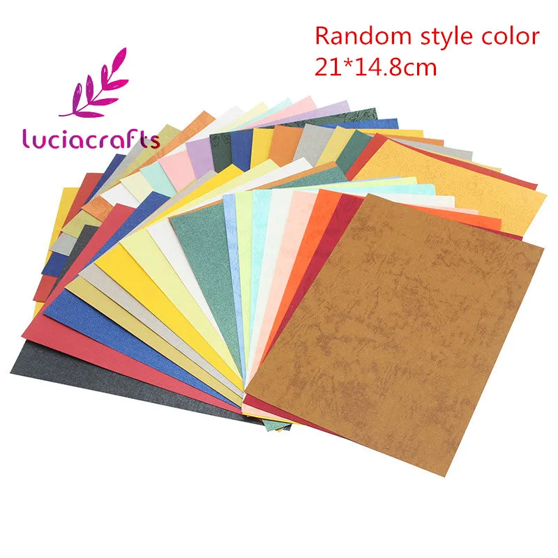 

Lucia crafts 10pcs/20pcs Random mixced Patterns Paper papercraft Art paper Handmade Scrapbooking Material I0406