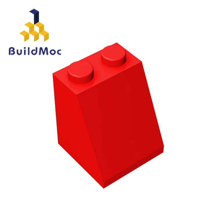 

BuildMOC Compatible For lego 3678 Red 2x2 For Building Blocks Parts DIY LOGO Educational Creative gift Toys