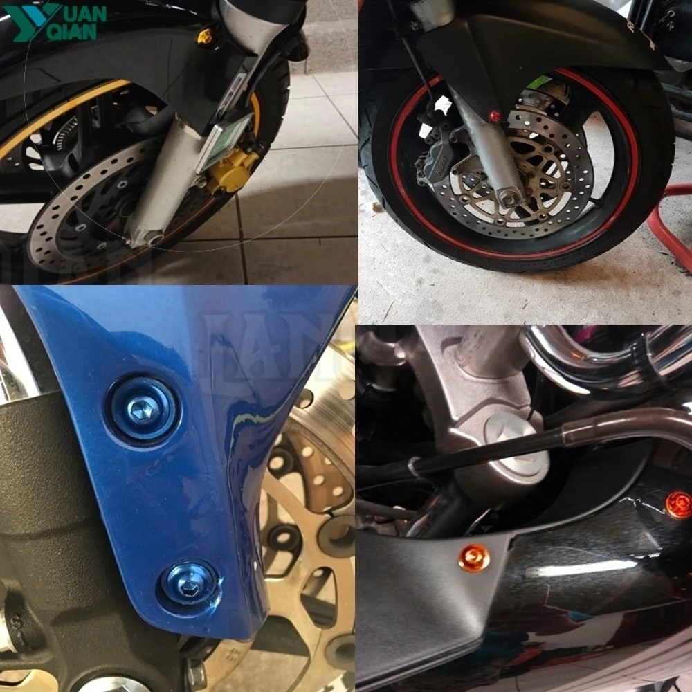 Мотоцикл обтекатель болт гайки винт для YAMAHA FZR 600R FZ600 FZ 600 TRX850 TRX 850 FZR400 400 RR