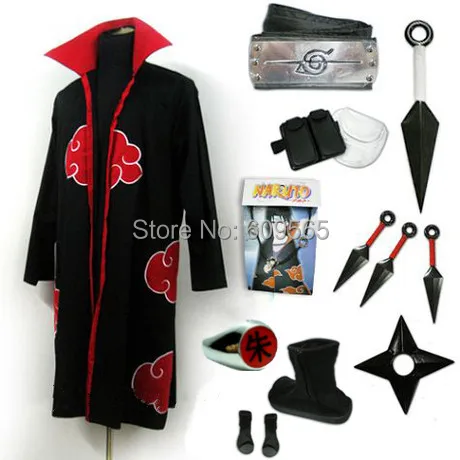 Free Shipping Naruto Akatsuki Uchiha Itachi Cosplay Cloak Free Shipping Naruto Akatsuki Uchiha Itachi Cosplay Cloak